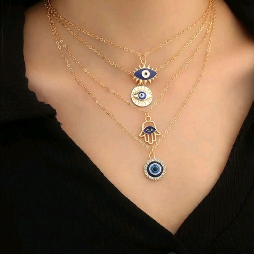 Evil Eye Multilayer Necklaces